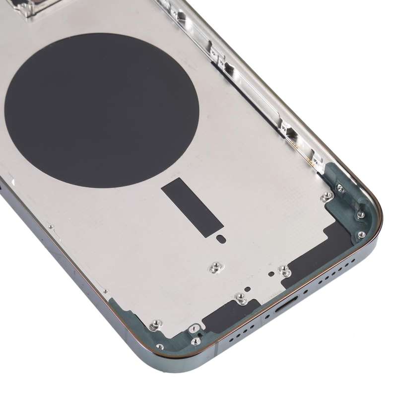 Back Housing Cover with SIM Card Tray & Side  Keys & Camera Lens for iPhone 13 Pro Max(Green)