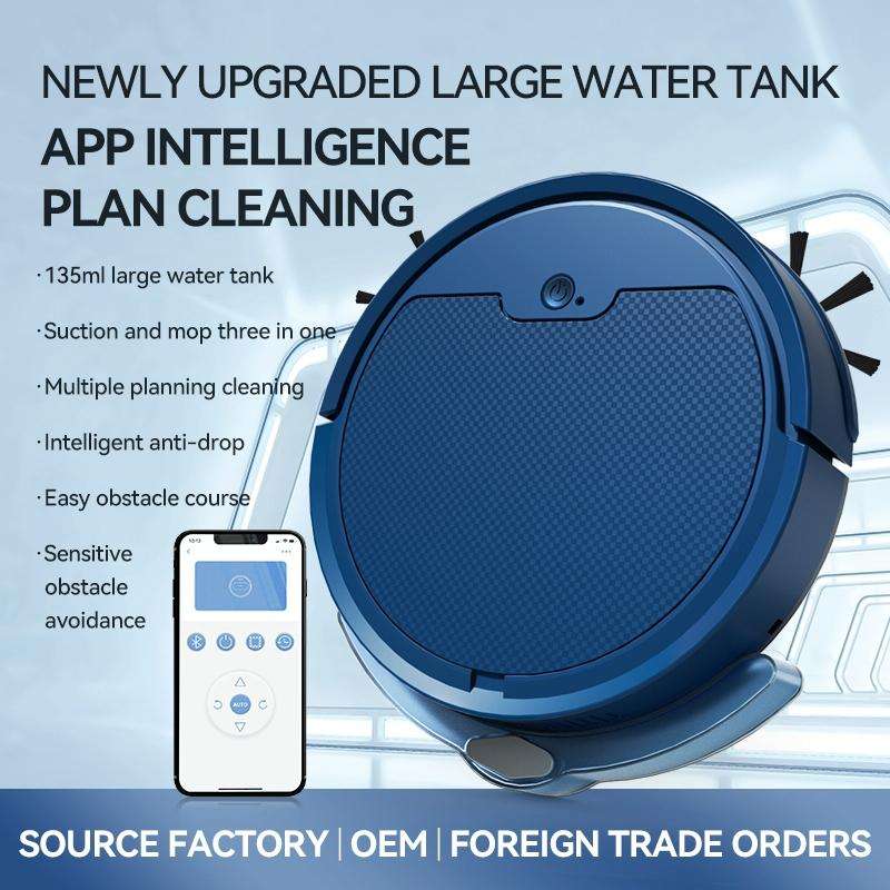 BOWAI OB8s Max Household Intelligent Path Charging Sweeping Robot(Blue)