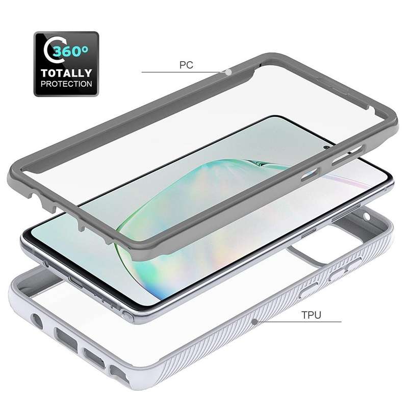 For Samsung Galaxy Note 10 Lite Starry Sky Solid Color Series Shockproof PC + TPU Protective Case...