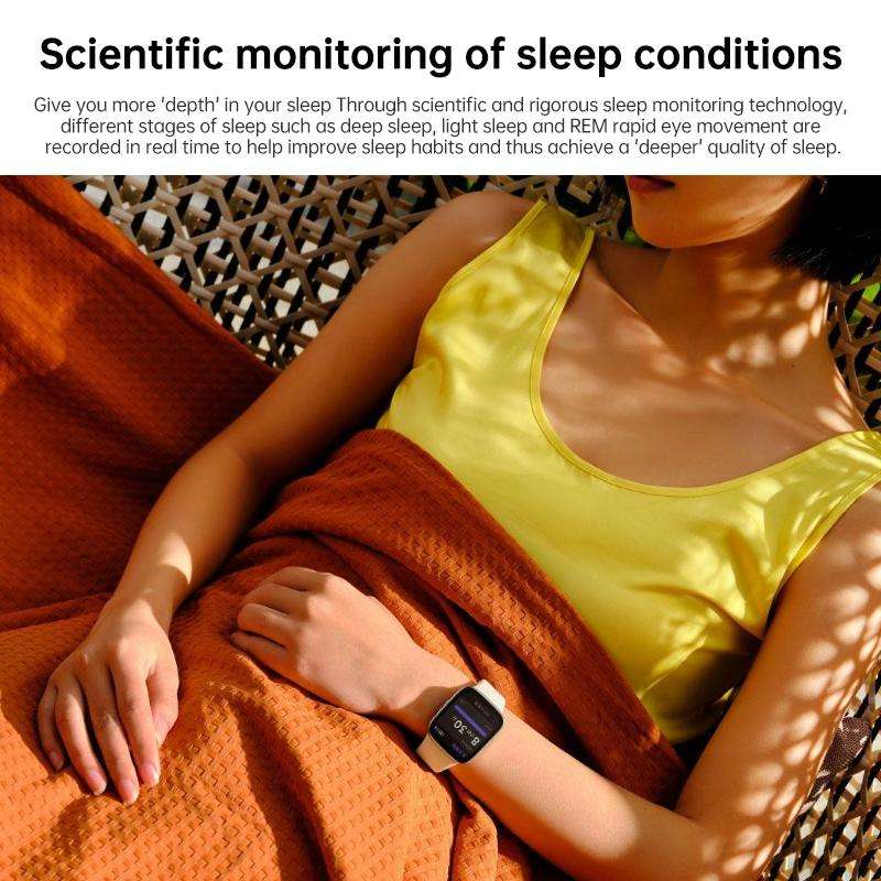 Original Xiaomi Redmi Watch 3, 1.75 inch AMOLED Screen 5 ATM Waterproof, Support Heart Rate Monit...