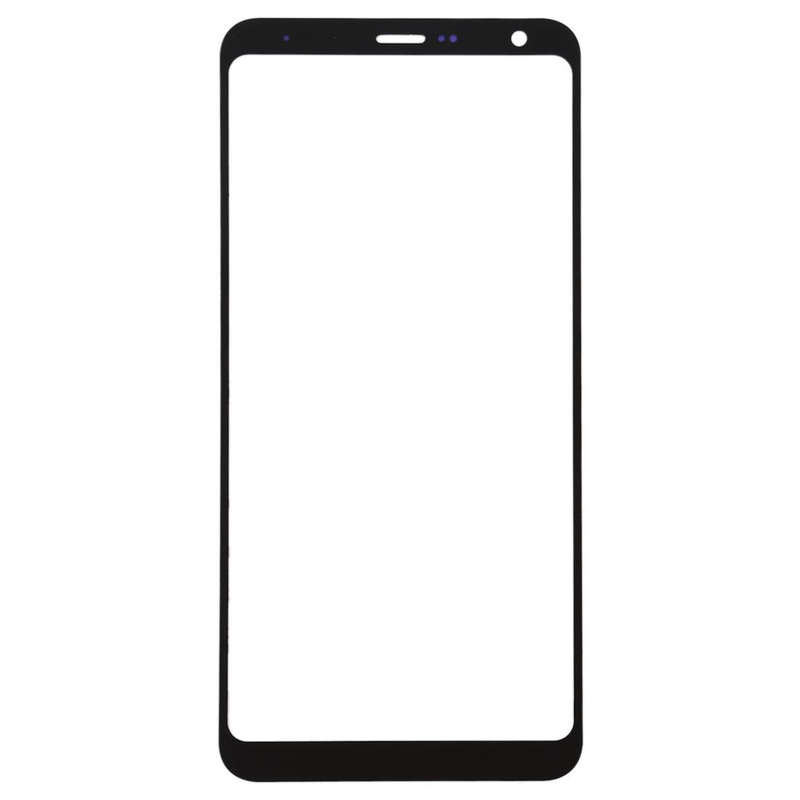 Front Screen Outer Glass Lens for LG Stylo 4 /  Q710 / Q710MS / Q710CS (Black)