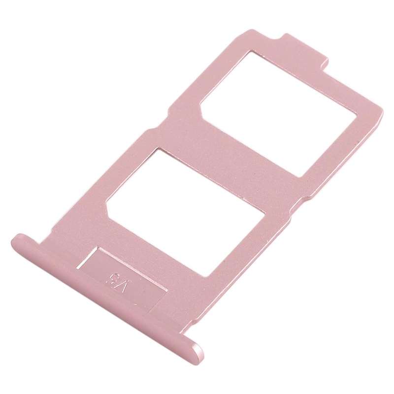 For Vivo X7 Plus 2 x SIM Card Tray (Rose Gold)