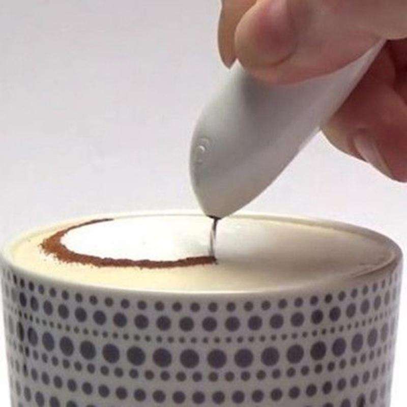 New Electric Latte Art Pen For Coffee Cake Pen For Spice Cake Decorating Pen Coffee Carving Pen B...