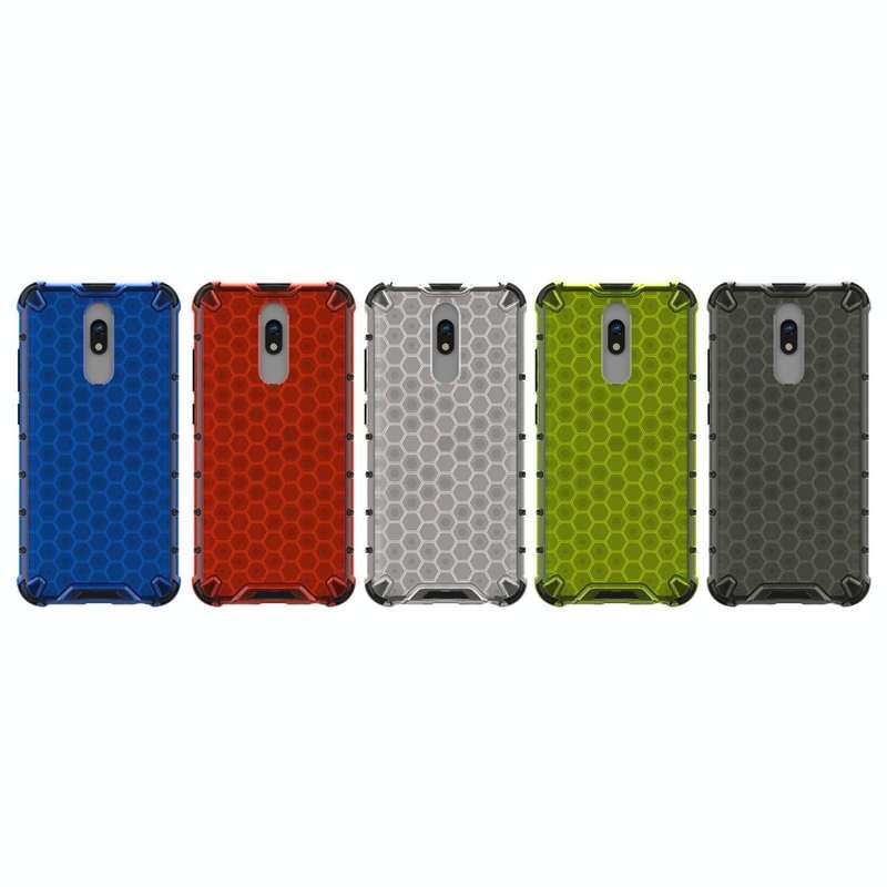 For Redmi 8 Shockproof Honeycomb PC + TPU Case(Green)