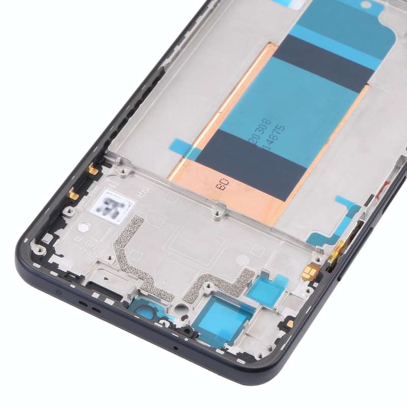 Front Housing LCD Frame Bezel Plate for Xiaomi Redmi K40S / Poco F4(Black)