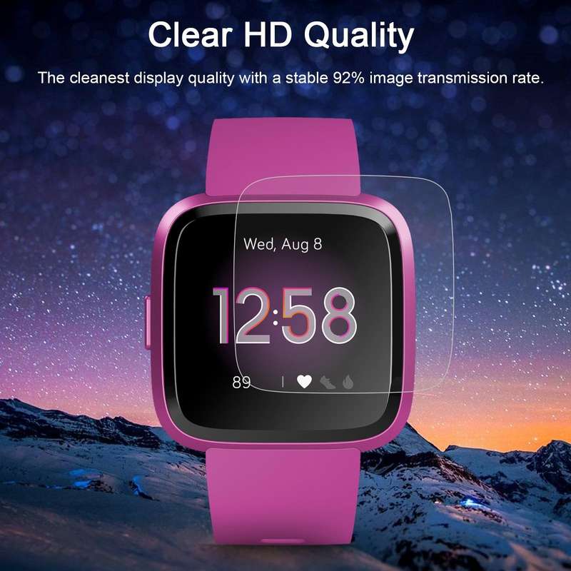 For Fitbit Versa Lite 0.26mm 2.5D 9H Tempered Glass Film Screen Protector