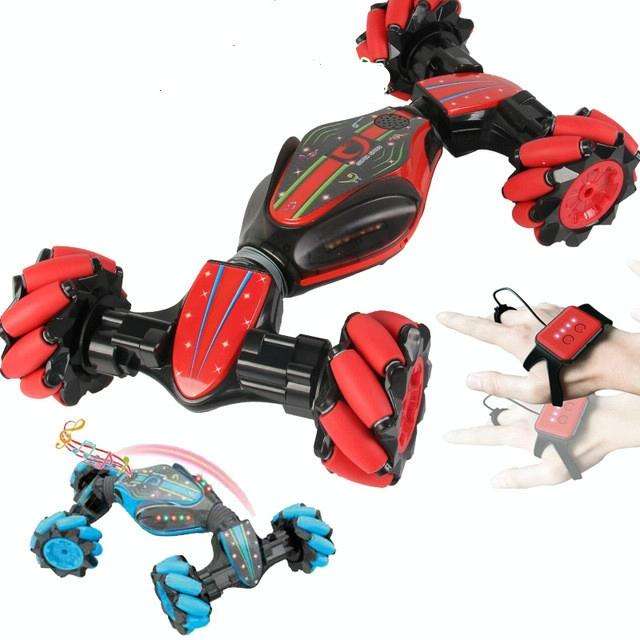 Gesture Sensing Remote Control Twisting Car Light Music Deformation Car Drift Traverse Dance Off-...