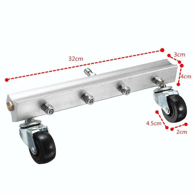 Car Body Chassis Car High Pressure Washing Machine Car Bottom Water Washing Machine 4 Nozzle Clea...