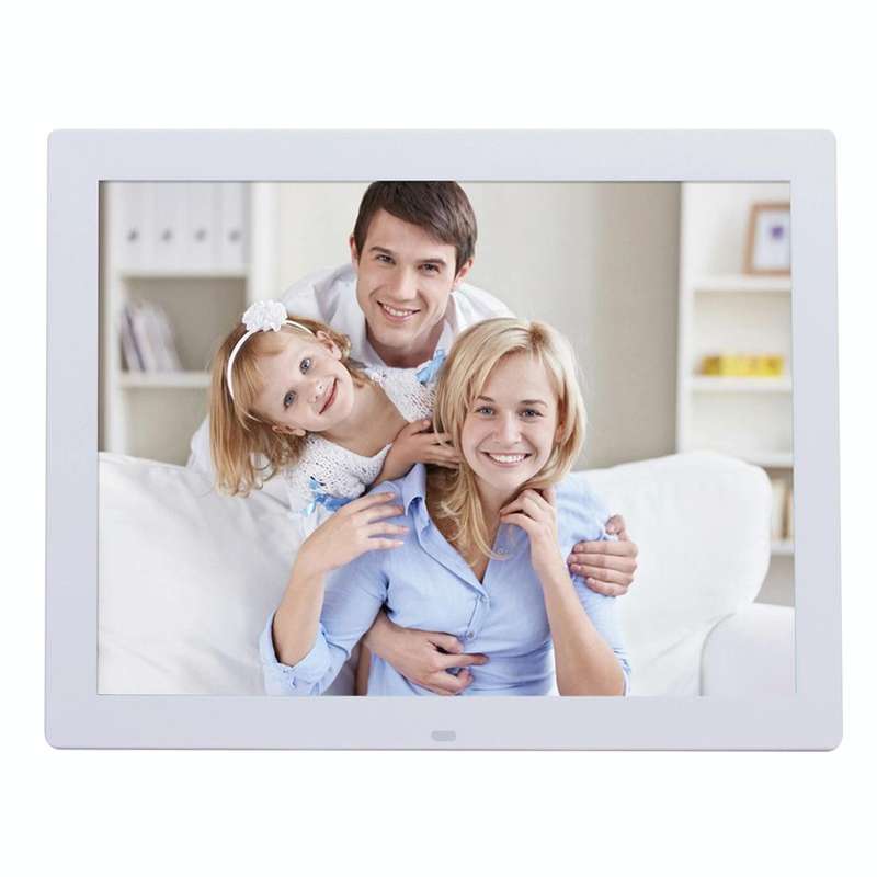 15 inch HD LED Screen Digital Photo Frame with Holder & Remote Control, Allwinner, Alarm Clock / ...