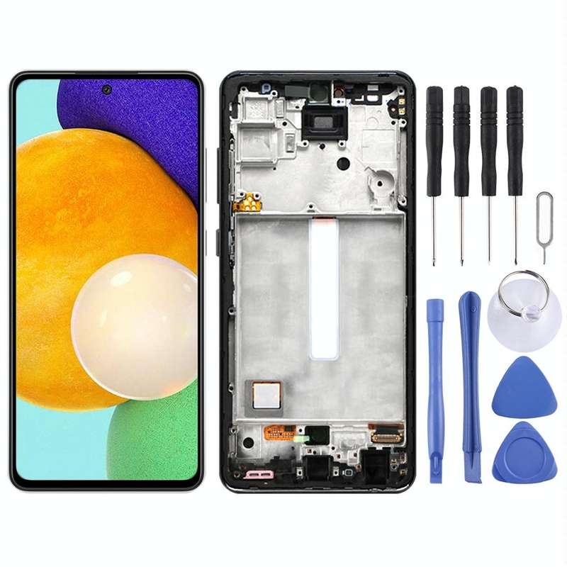 Original Super AMOLED LCD Screen for Samsung Galaxy A52 SM-A526(5G Version) Digitizer Full Assemb...