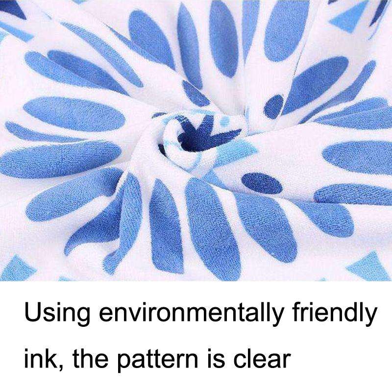 Seaside Portable Microfiber Beach Swim Printed Bath Towel 130x80cm(Clown Fish)