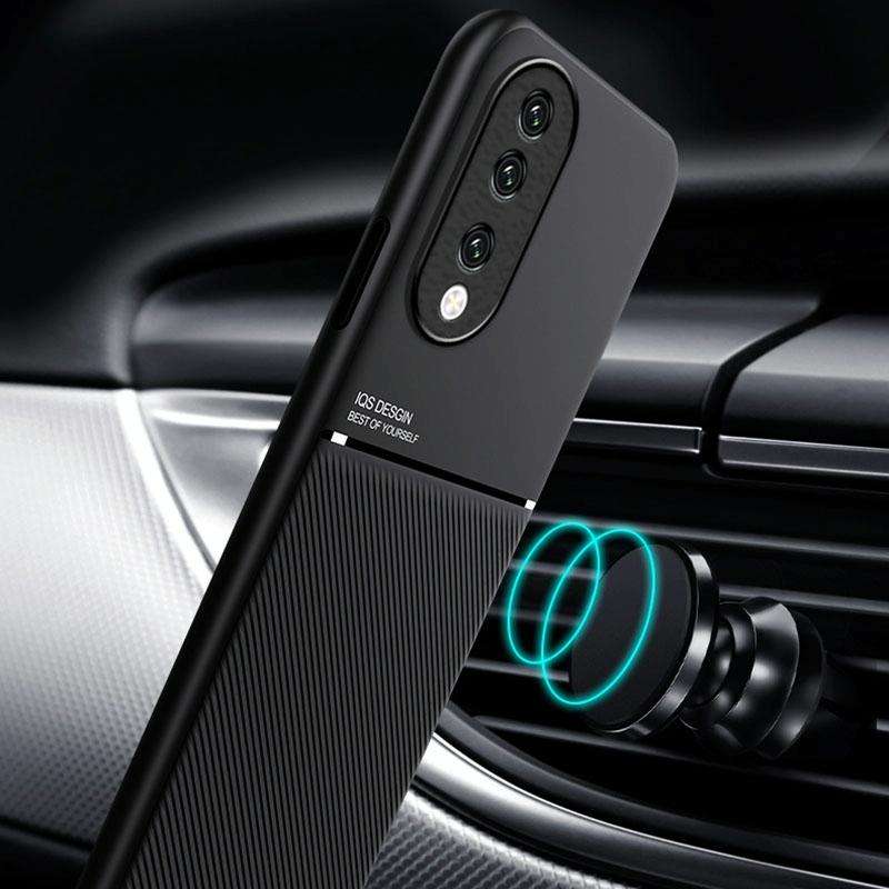 For Honor 90 Classic Tilt Strip Grain Magnetic Shockproof PC + TPU Phone Case(Green)