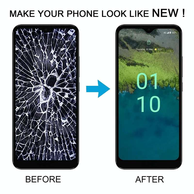 For Nokia C110 OEM LCD Screen with Digitizer Full Assembly