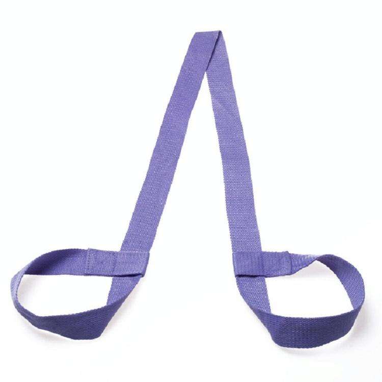 Cotton Rope Yoga Mat Strap Multifunctional Strapping Strap, Color:Light Purple