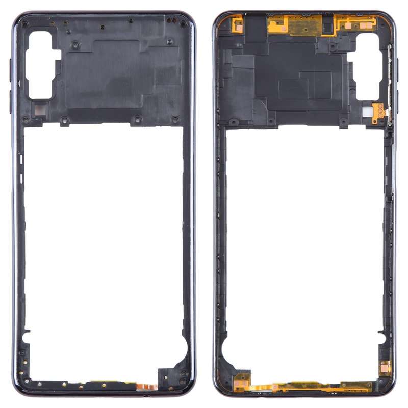 For Samsung Galaxy A7 2018 SM-A750 Middle Frame Bezel Plate (Black)