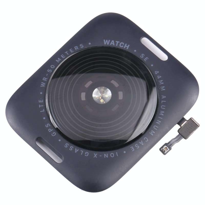 Glass Back Cover With Wireless Charging Coil For Apple Watch Series SE 2022 44mm LTE Edition (Grey)