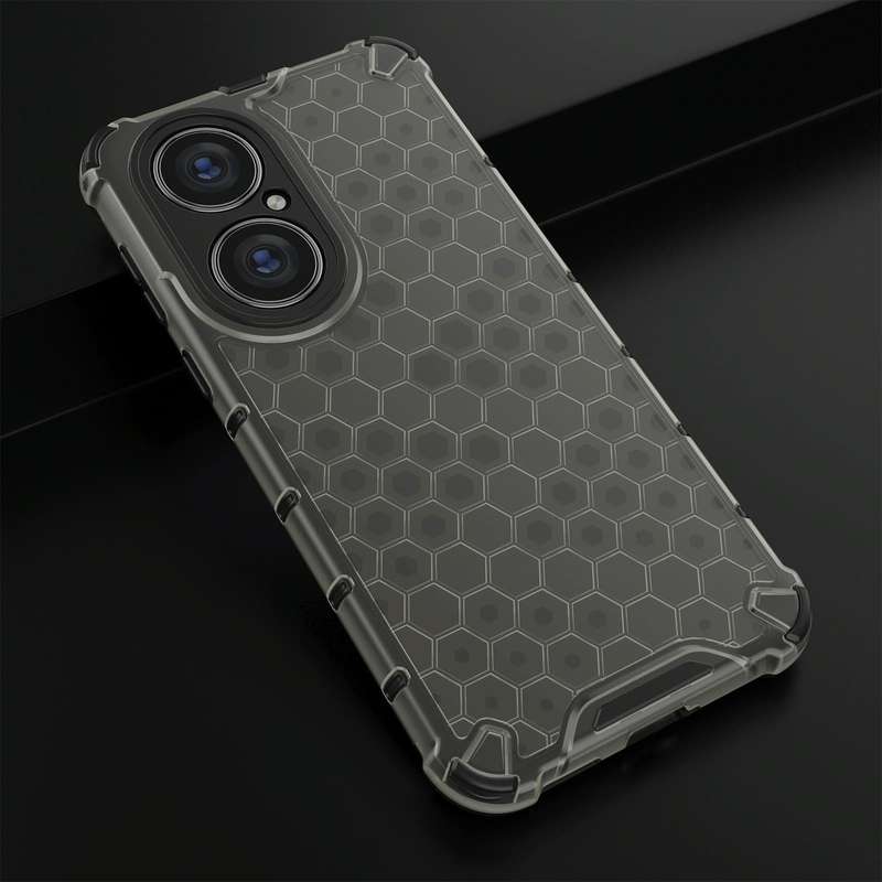 For Huawei P50 Pro Shockproof Honeycomb PC + TPU Protective Case(Black)