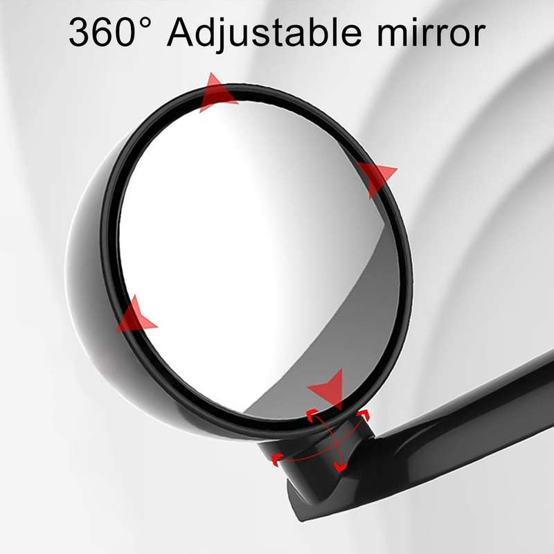 3R-095 Auxiliary Rear View Mirror Car Adjustable Blind Spot Mirror Wide Angle Auxiliary Rear View...