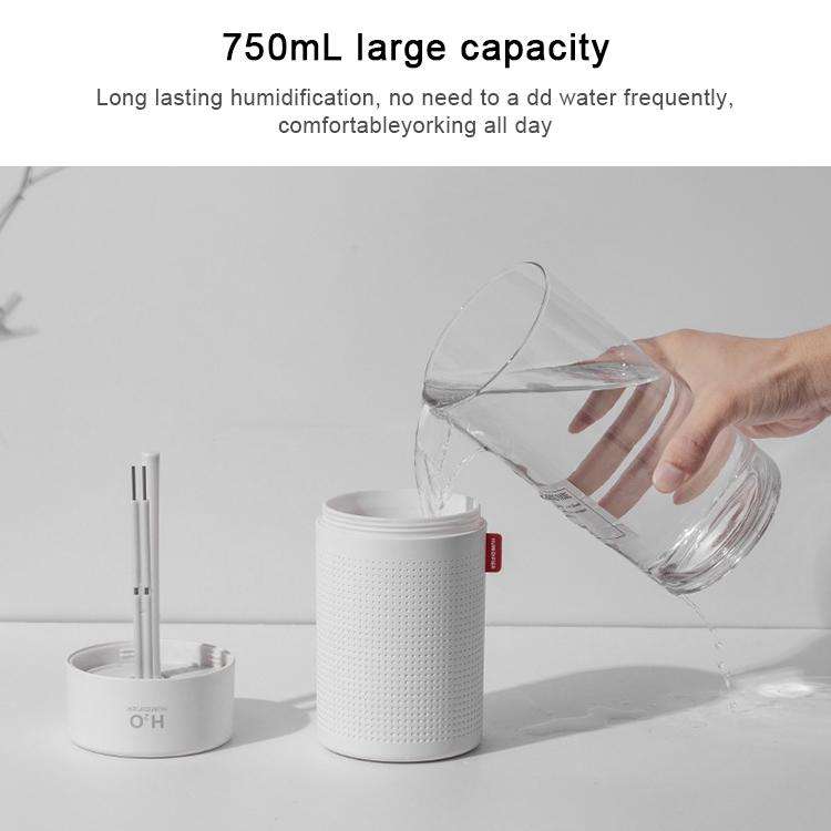 750ml Large Capacity Air Humidifier USB Rechargeable Wireless Ultrasonic Aroma Essential Oil Diff...