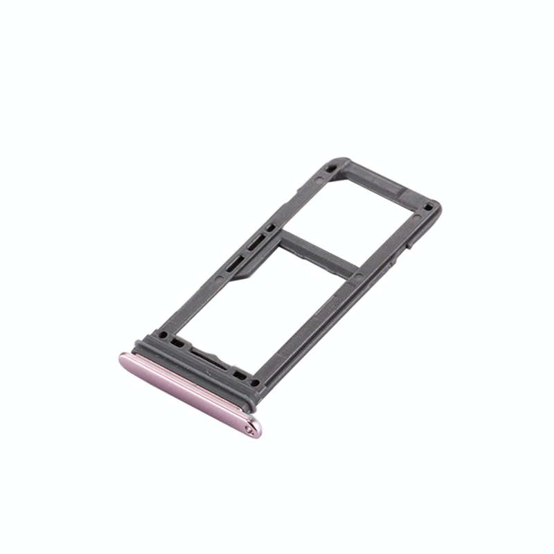 For Galaxy S8 SIM Card Tray + Micro SD Tray (Pink)