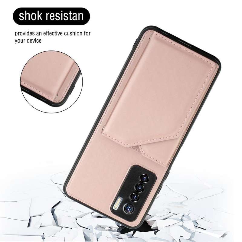 For Tecno Camon 17 Pro Skin Feel PU + TPU + PC Phone Case(Rose Gold)