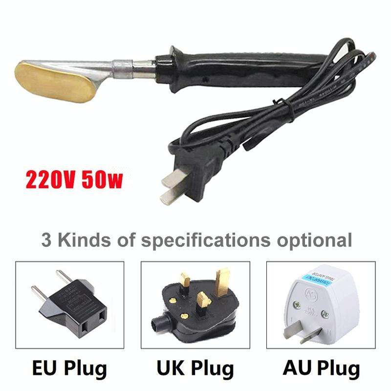 50W Car Bumper Repair Welding Gun Heating Leveling Equipment+Welding Rod(EU Plug)