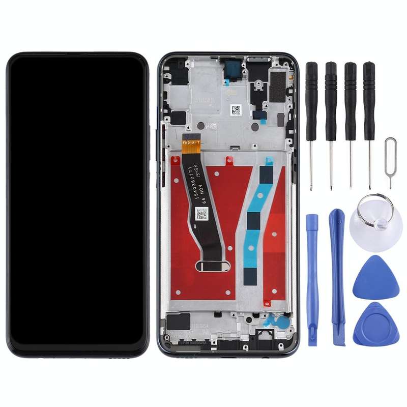 OEM LCD Screen for Huawei Enjoy 10 Plus Digitizer Full Assembly with Frame(Black)