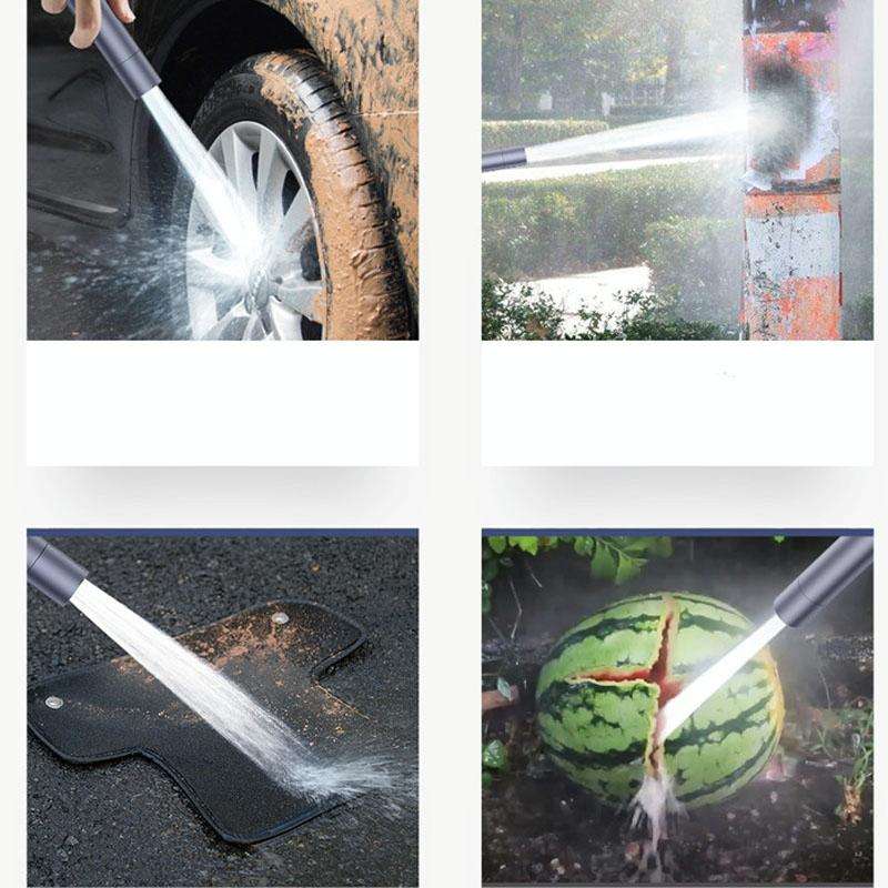 High Pressure Car Wash Water Gun Car Home Dual-Use Tap Water Brushing Car Washing Booster Nozzle ...