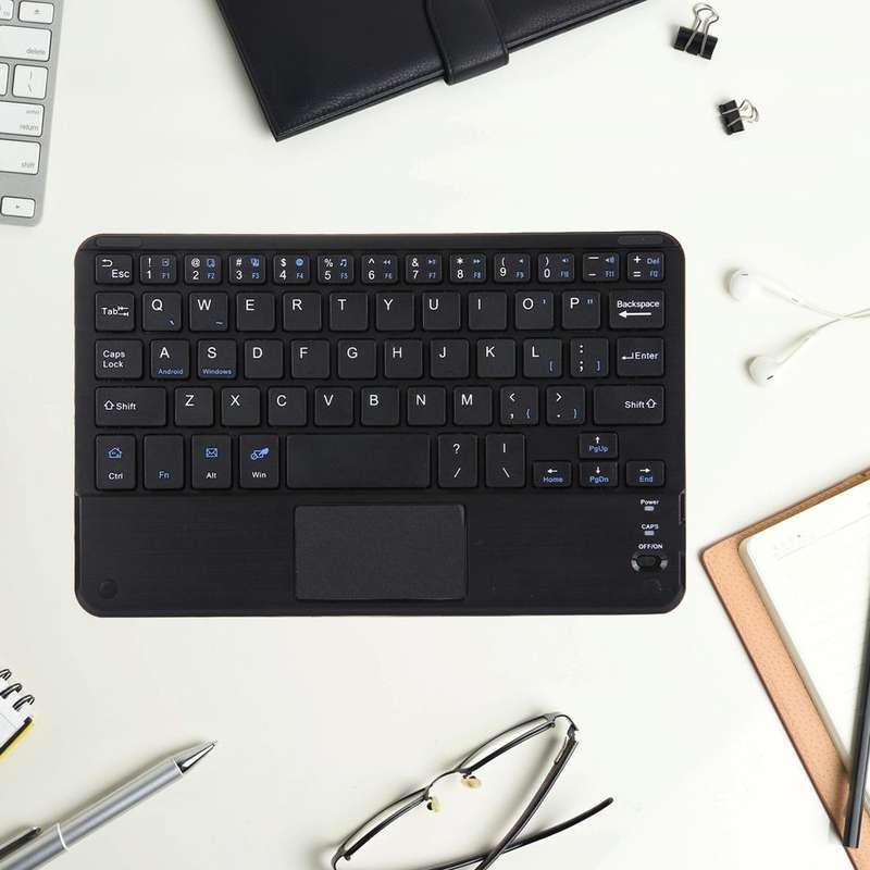 Bluetooth Wireless Keyboard with Touch Panel, Compatible with All Android & Windows 9 inch Tablet...