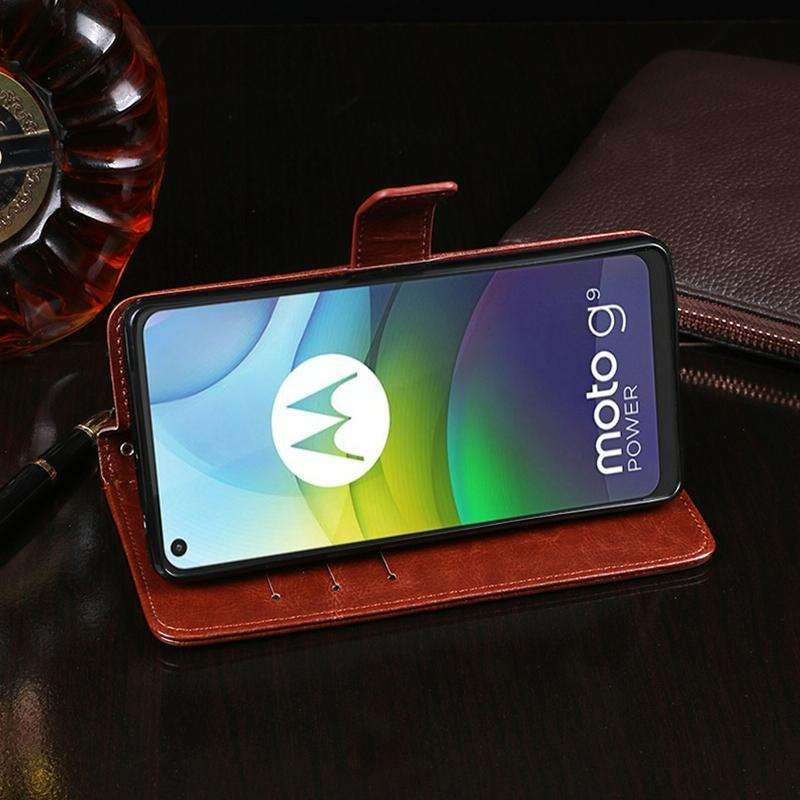 For Lenovo K12 Pro idewei Crazy Horse Texture Horizontal Flip Leather Case with Holder & Card Slo...