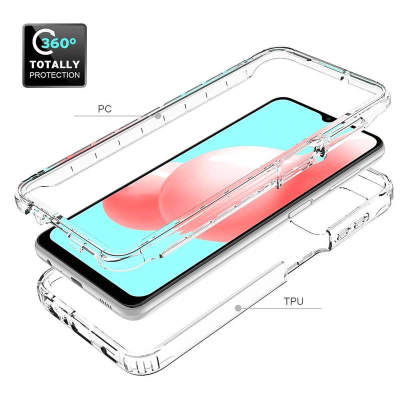 For Samsung Galaxy A32 4G Shockproof Highly Transparent PC+TPU Protective Case