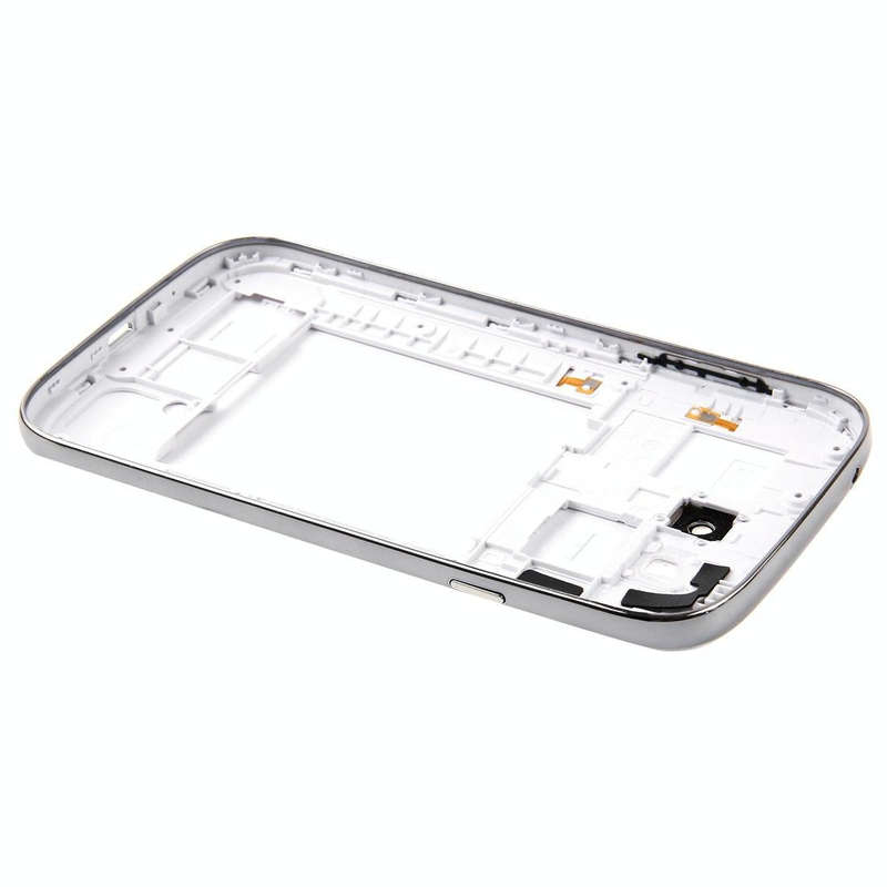 For Galaxy Grand Duos / i9082 Middle Frame Bezel + Battery Back Cover (White)
