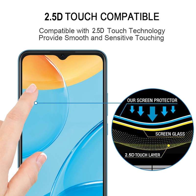 For OPPO A35 / A54S Full Glue Full Cover Screen Protector Tempered Glass Film
