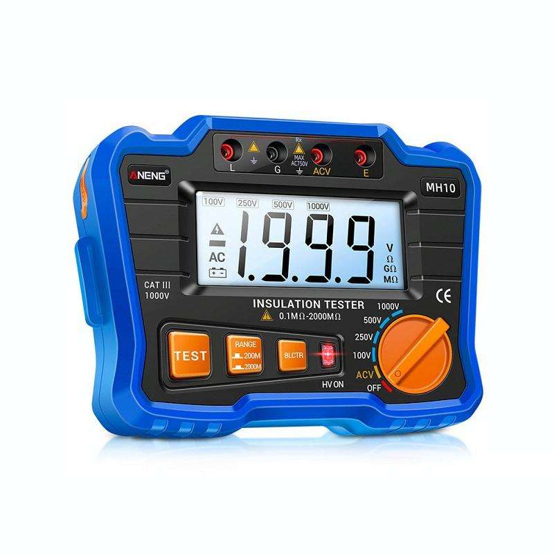 ANENG MH10 Digital High Precision Insulation Resistance Tester(Blue)
