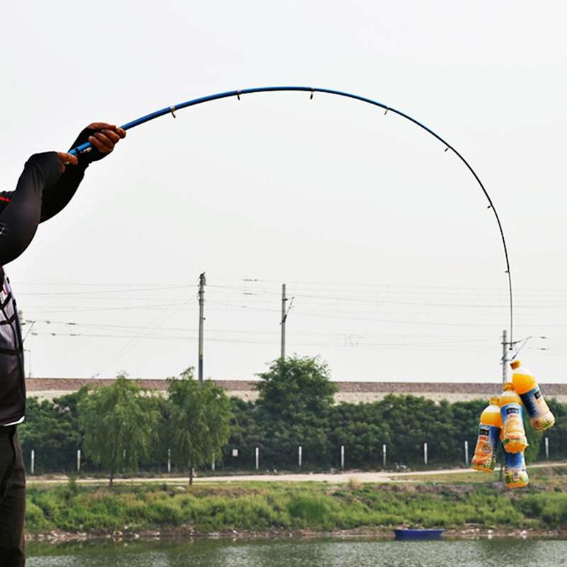 30cm Portable Telescopic Sea Fishing Rod Mini Fishing Pole, Extended Length : 1.0m, Blue Clip Ree...