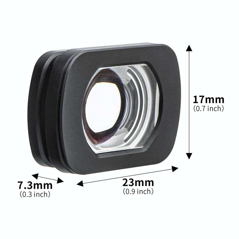 For DJI OSMO Pocket 3 STARTRC Drone Wide-Angle Lens Filter (Black)