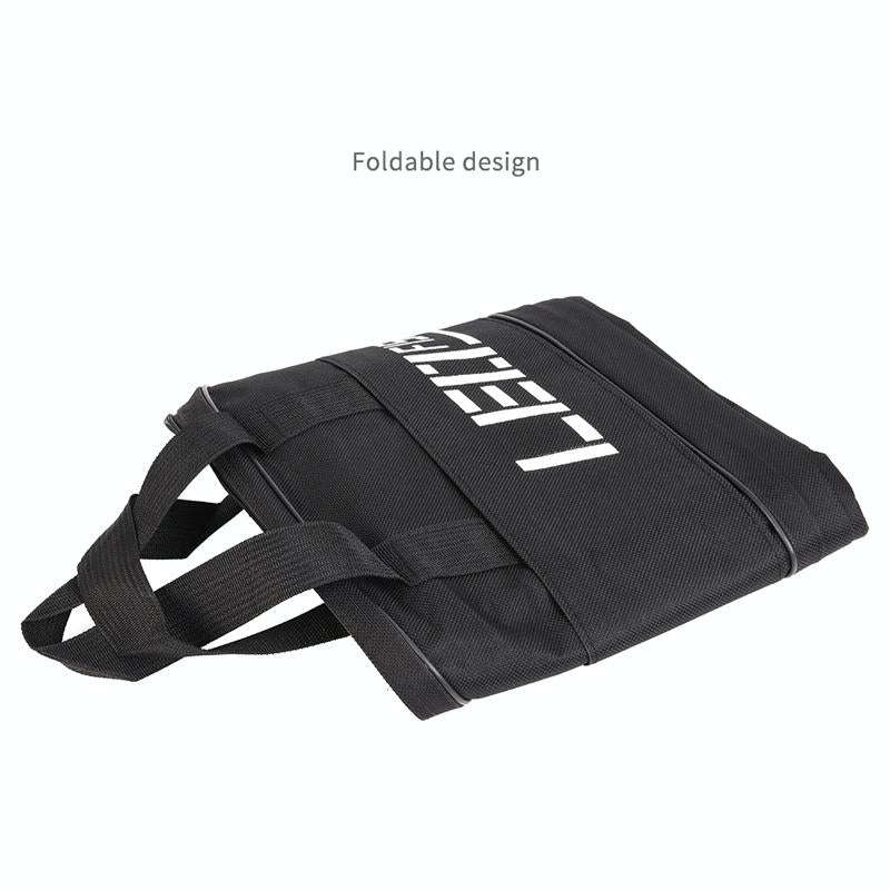 LEO 27746 Folding Fishing Rod Bag Long Fishing Gear Soft Bag, Length: 1.5m Black