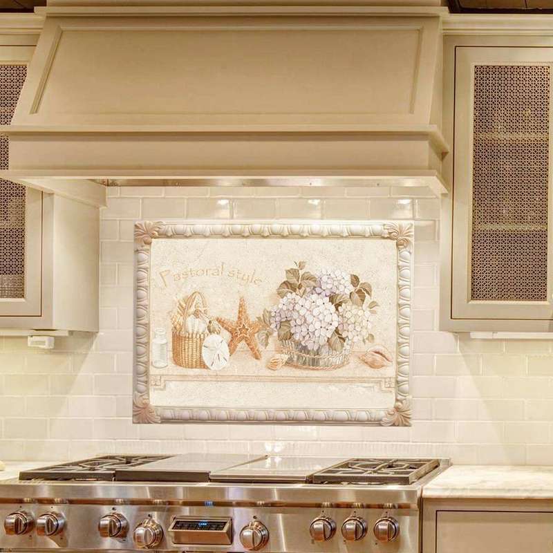 Self-Adhesive Heat-Resistant Oil-Proof Stickers Household Kitchen Stove Tile Wall Stickers, Speci...
