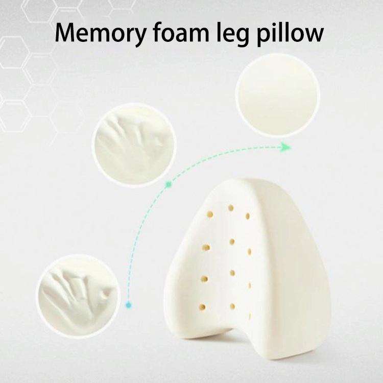 Body Memory Cotton Leg Pillow Sleeping Orthopedic Sciatica Back Hip Joint for Pain Relief(White I...