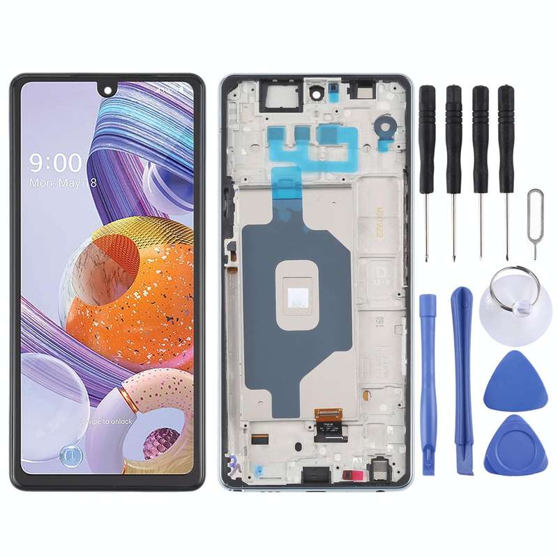 Original LCD Screen for LG Stylo 6 / K71 LMQ730TM LM-Q730TM LMQ730HA LM-Q730HA Digitizer Full Ass...