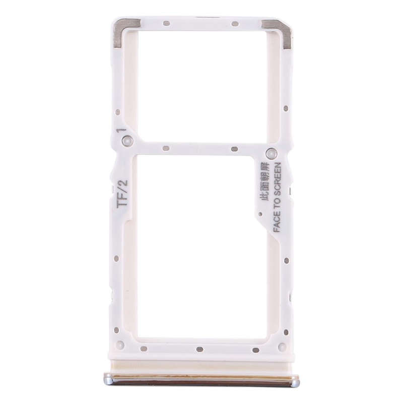 SIM Card Tray + SIM Card Tray / Micro SD Card Tray for Xiaomi Redmi Note 8 Pro (Silver)