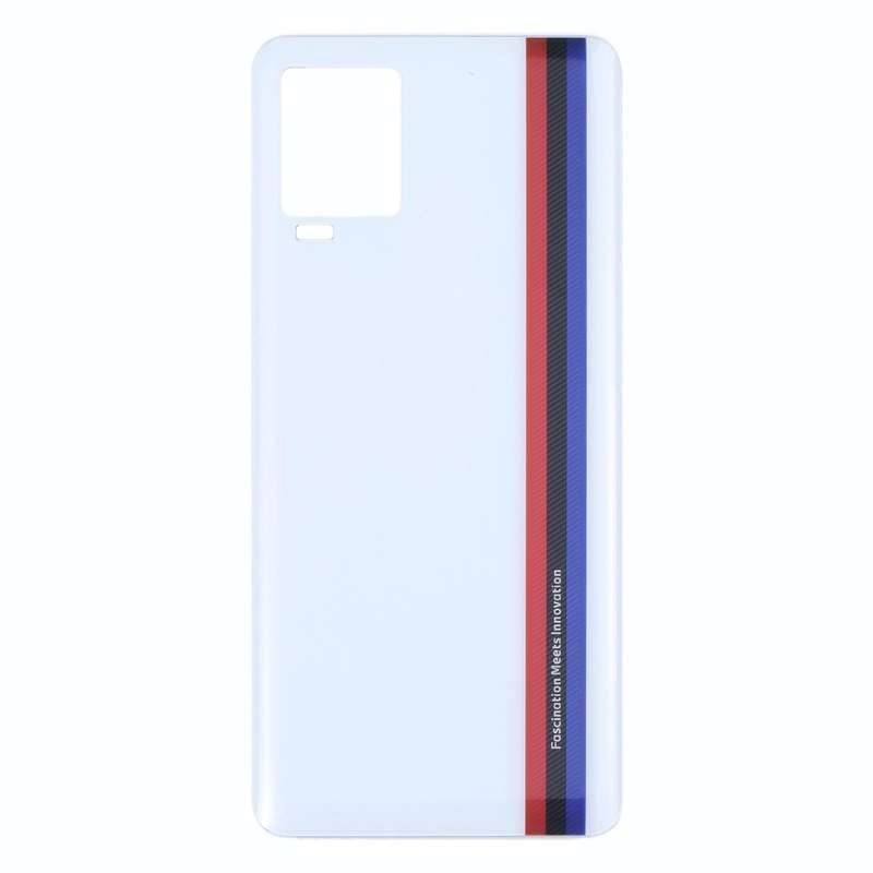 For vivo iQOO 7 V2049A I2009 Glass Battery Back Cover (White)