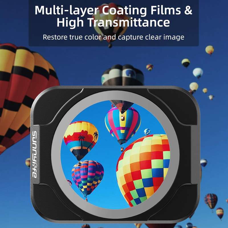 Sunnylife A2S-FI9348 4 in 1 MCUV+CPL+ND4+ND8 Lens Filter for DJI Air 2S