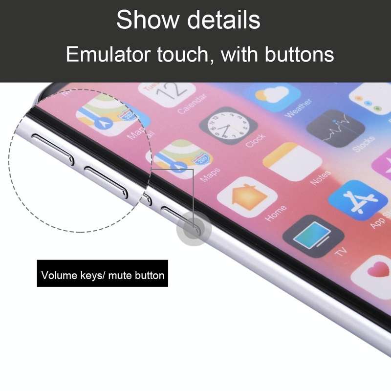 For iPhone X Color Screen Non-Working Fake Dummy Display Model(White)