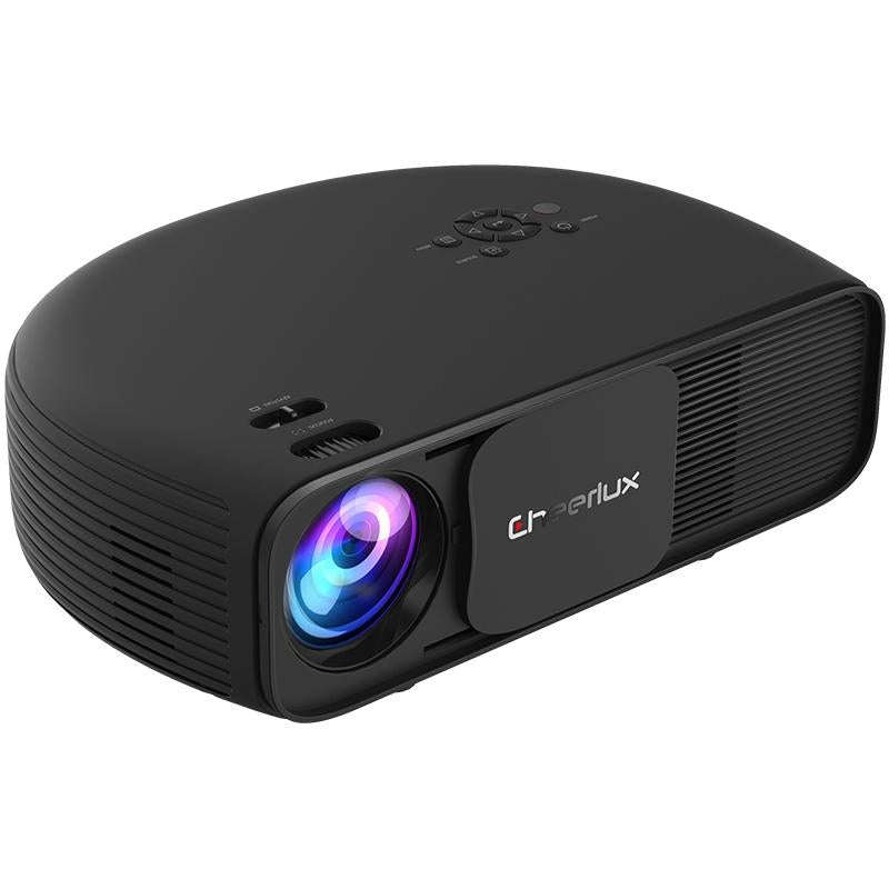 Cheerlux CL760 4000 Lumens 1920x1080 1080P HD Smart Projector, Support HDMI x 2 / USB x 2 / VGA /...