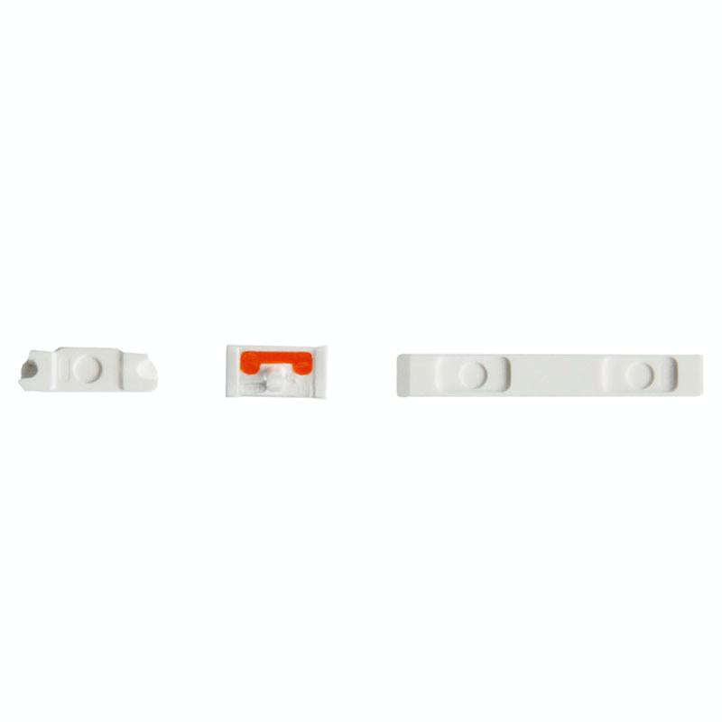 3 in 1 Mute Button + Power Button + Volume Button for iPhone 5C(White)