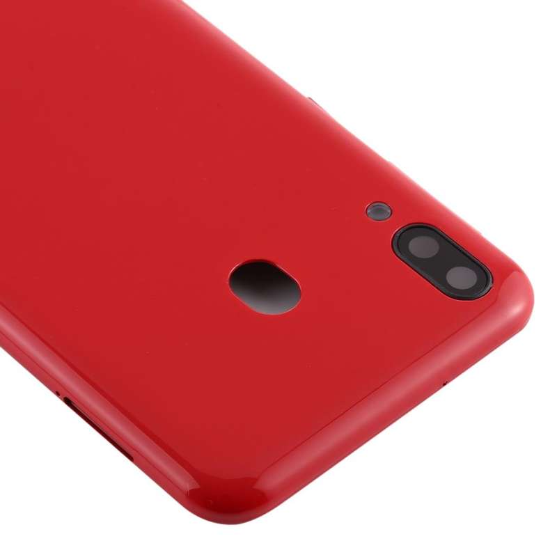 For Galaxy M20 Battery Back Cover (Red)