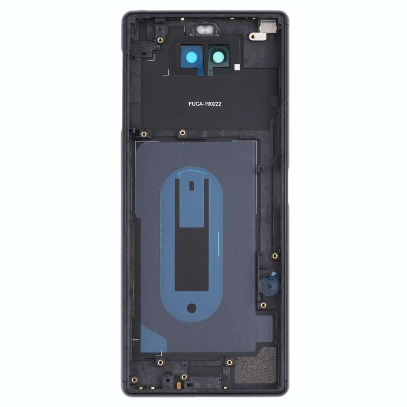 For Sony Xperia 8 Battery Back Cover with Middle Frame & Camera Lens Cover(Black)