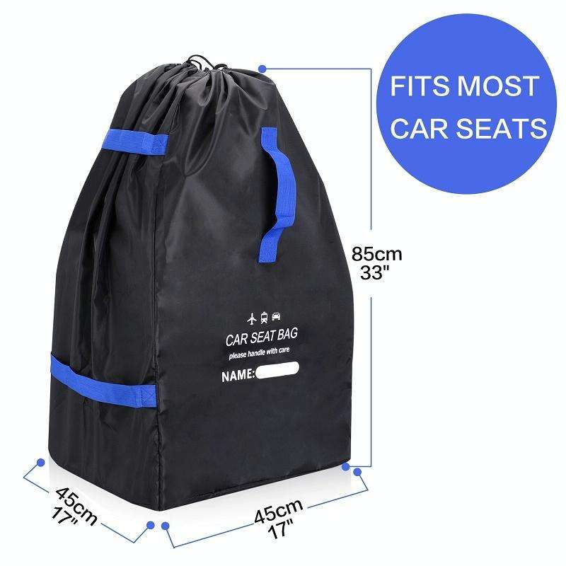 Car Child Safety Seat Travel Bag Baby Stroller Wheelchair Storage Bag(Blue)