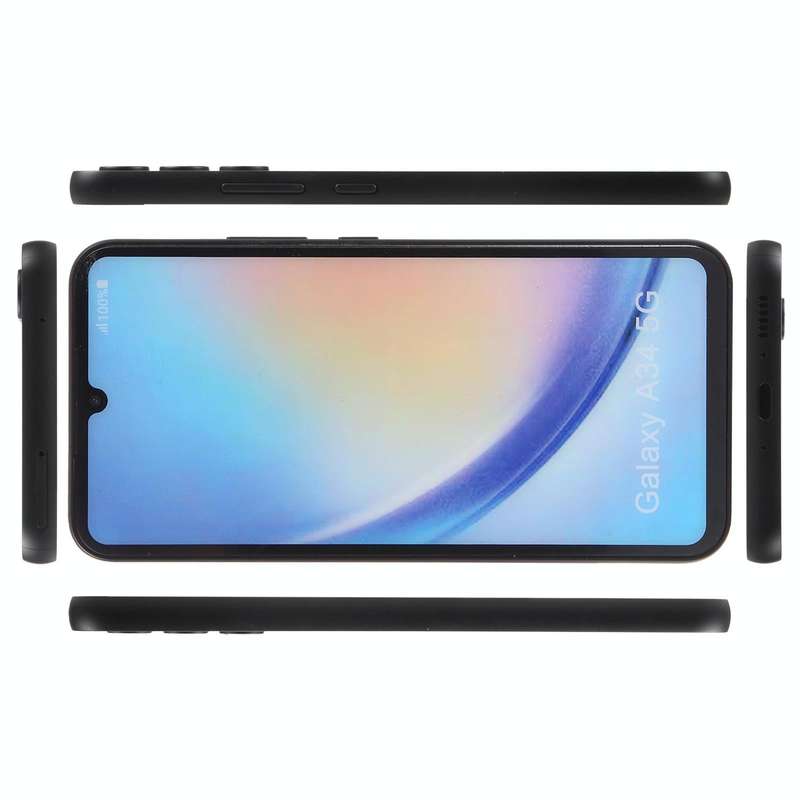 For Samsung Galaxy A34 5G Color Screen Non-Working Fake Dummy Display Model (Black)